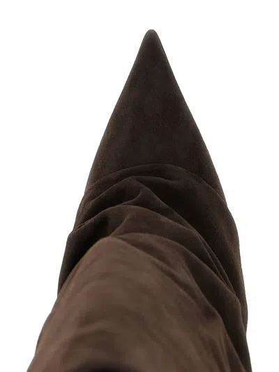 Le Silla Brown Pointed Toe Boots
