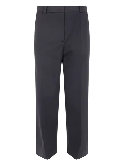 Liviana Conti Elastic-waist Trousers In Black