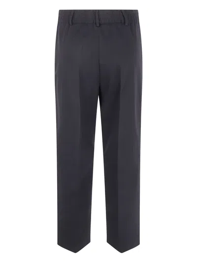 Liviana Conti Elastic-waist Trousers In Black