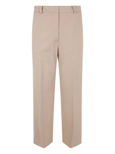 Liviana Conti Elastic-waist Trousers In Burgundy