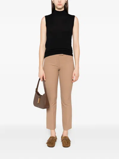 S Max Mara High-neck Sleeveless Top In Black
