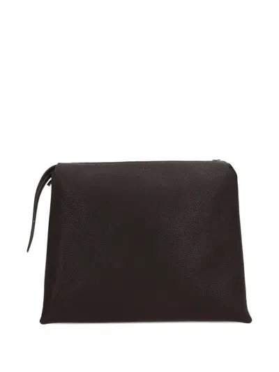 The Row Nu Twin Leather Shoulder Bag