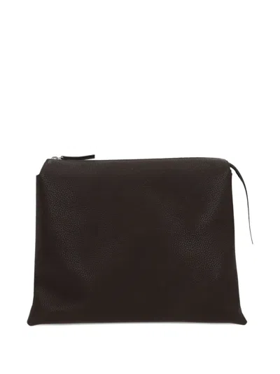 The Row Nu Twin Leather Shoulder Bag