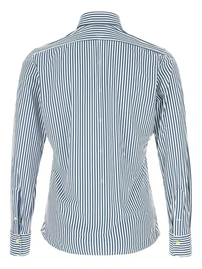 Alessandro Gherardi Striped Shirt In Blue