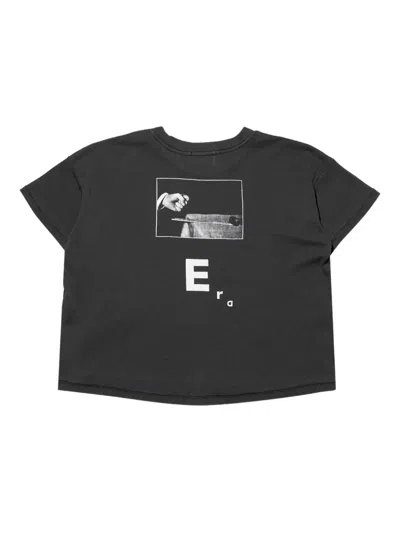 Enfants Riches Deprimes Dark Grey Printed T-shirt In Black