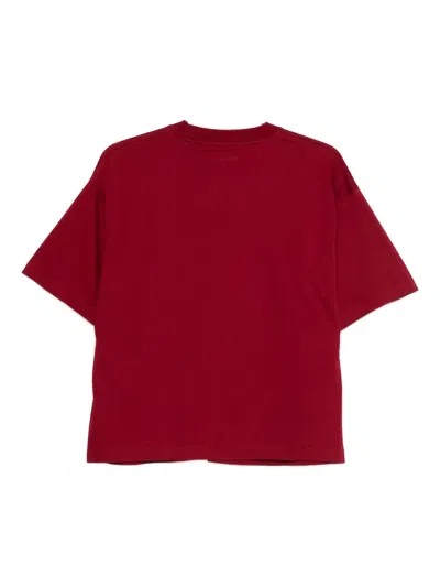 Carhartt Logo-embroidered T-shirt In Red