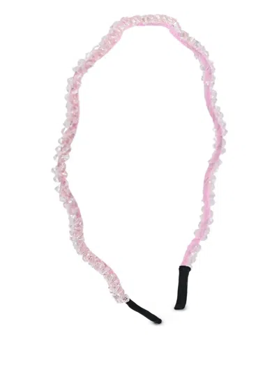 Mimi Tutu Gemstone Headband In Pink