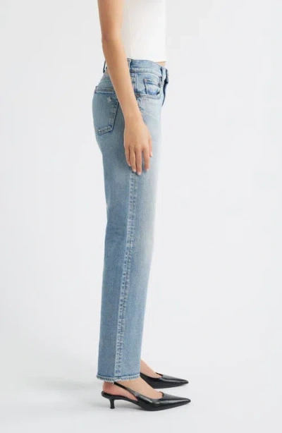 Moussy Vintage Selbyville Slim Straight Leg Jeans In Blue