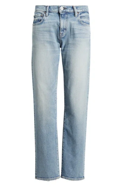 Moussy Vintage Selbyville Slim Straight Leg Jeans In Blue
