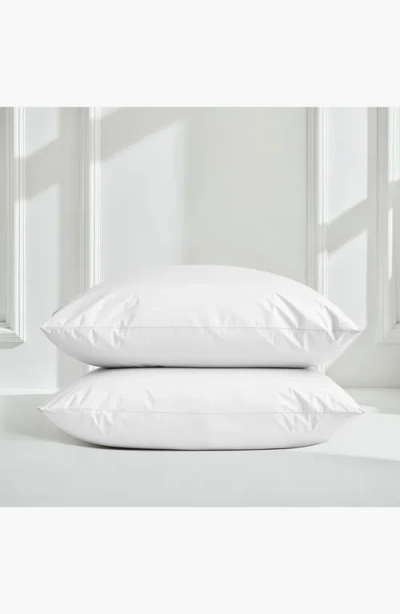 Italic Luxe Australian Sateen Pillowcase Set In White