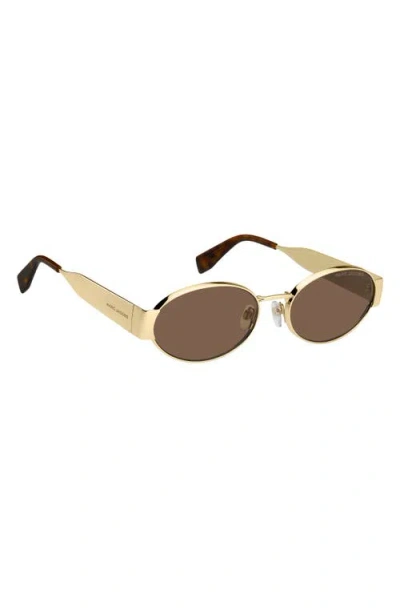 Marc Jacobs Eyewear Oval Frame Sunglasses In Multi