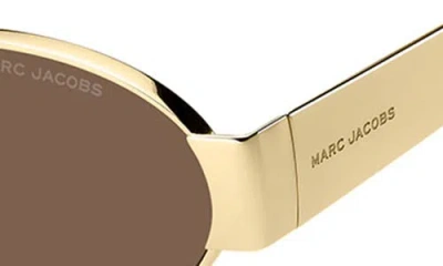 Marc Jacobs Eyewear Oval Frame Sunglasses In Multi