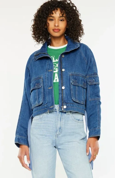 Kancan Jailene Denim Windbreaker Jacket