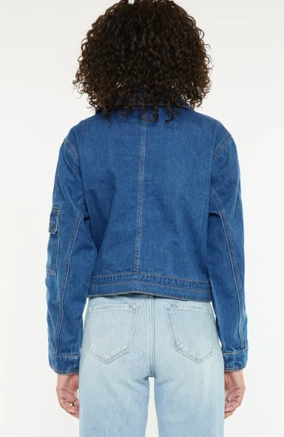 Kancan Jailene Denim Windbreaker Jacket