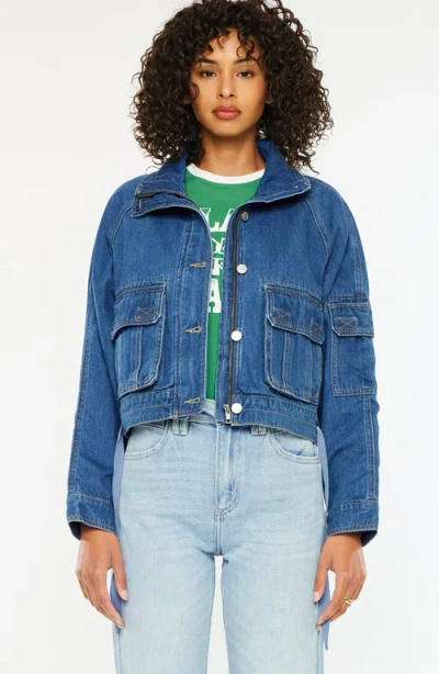 Kancan Jailene Denim Windbreaker Jacket