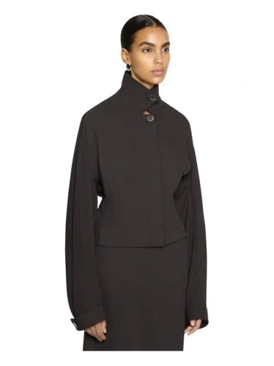 Lanvin Tailored Wool And Viscose Jacket In Black