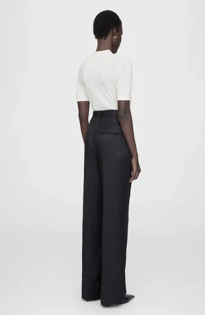 Anine Bing Carrie Pant In Black