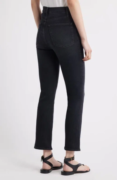 Frame The Pencil Crop High Waist Ankle Slim Straight Leg Jeans