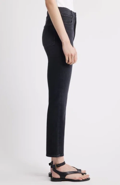 Frame The Pencil Crop High Waist Ankle Slim Straight Leg Jeans