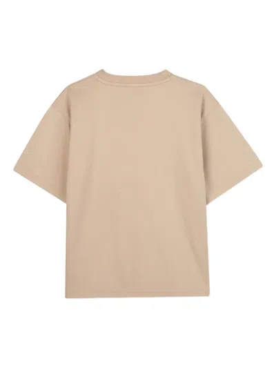 Dkny Logo-print T-shirt In Neutral