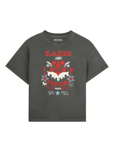 Zadig & Voltaire Graphic-print T-shirt In Blue