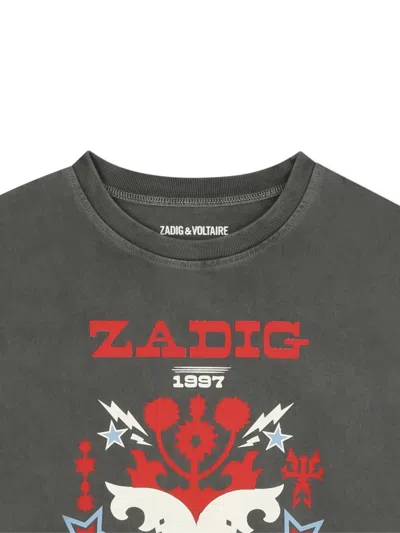 Zadig & Voltaire Graphic-print T-shirt In Blue