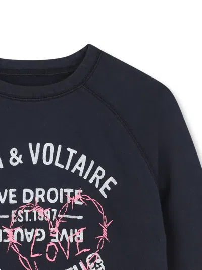 Zadig & Voltaire Graphic-print Sweatshirt In Blue
