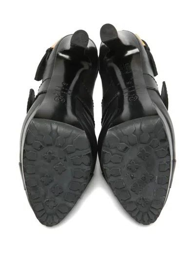 Pre-owned Alexander Mcqueen 145mm Eyelet-detail Buckled Boots