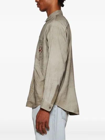 Enfants Riches Deprimes Logo-detail Shirt In Neutral