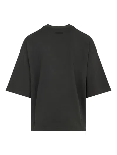 Fear Of God Short-sleeve Crewneck T-shirt In Black