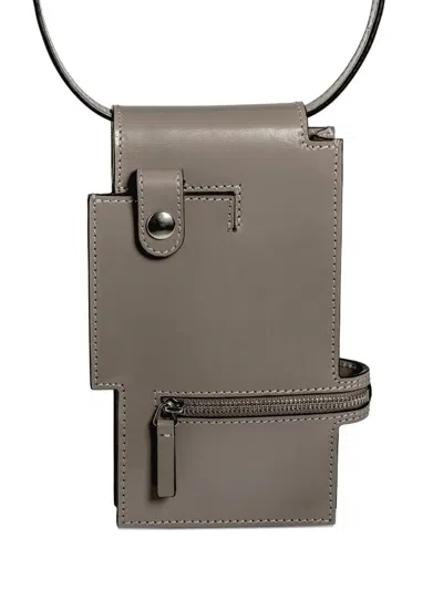 Merryl Tielman Mini Jimmy Flap-pocket Leather Bag