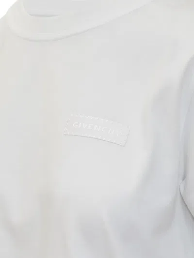 Givenchy Crew Neck Cotton T-shirt In White