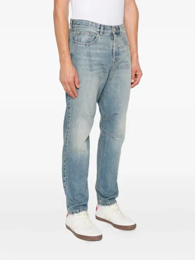 Eleventy Seam-detail Jeans In Blue