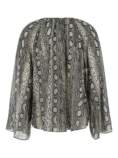 Michael Michael Kors Powder Polyester Shirts In Gray