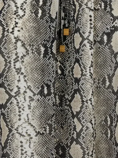 Michael Michael Kors Powder Polyester Shirts In Gray