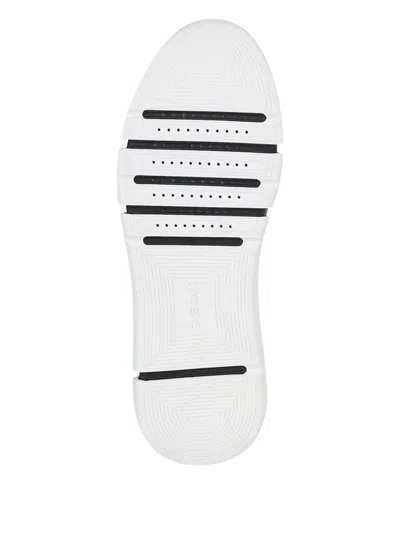 Geox Adacter Leather Lace-up Sneakers In Multi