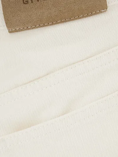 Givenchy Ivory Denim Jeans