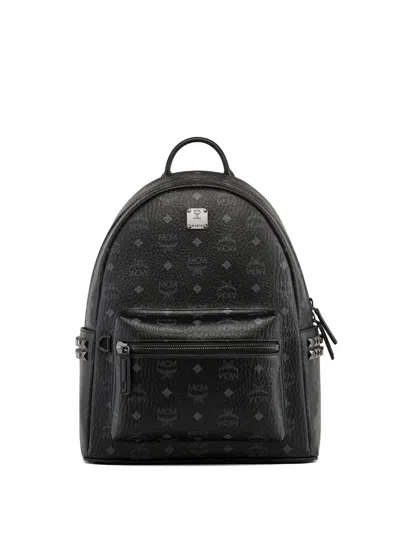 Mcm Zaini Studded Monogram Backpack