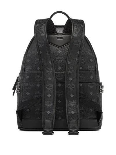 Mcm Zaini Studded Monogram Backpack