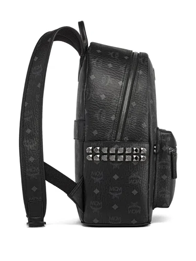 Mcm Zaini Studded Monogram Backpack