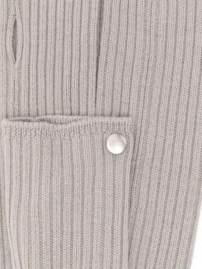 Rick Owens Virgin Wool Sleeves In White