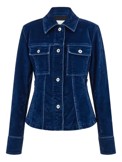 Ferragamo Button-fastening Flap-pocket Jacket