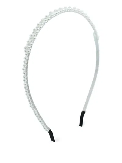 Mimi Tutu Pearl-embellished Headband In White