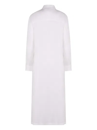 Max Mara Megaton Shirtdress In White