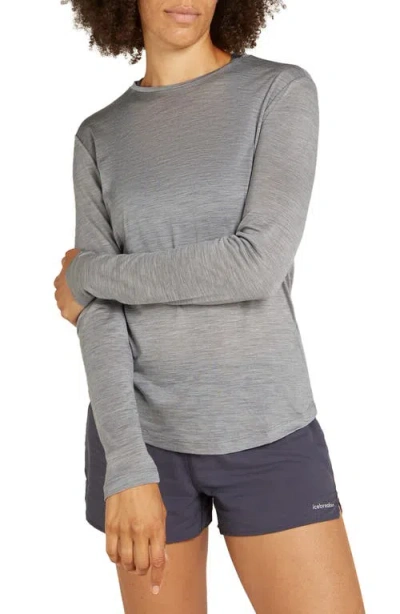 Icebreaker 125 Cool-lite Long Sleeve T-shirt In Gray