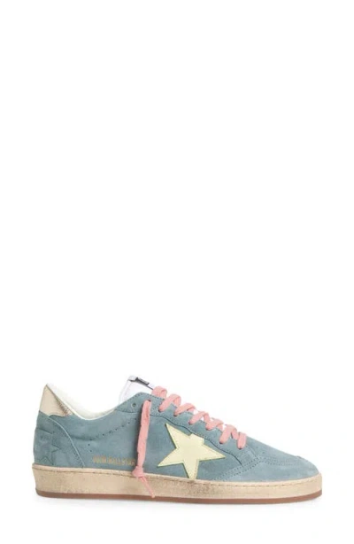 Golden Goose Ballstar Suede Metallic Low-top Sneakers