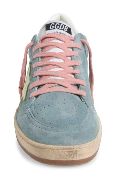 Golden Goose Ballstar Suede Metallic Low-top Sneakers