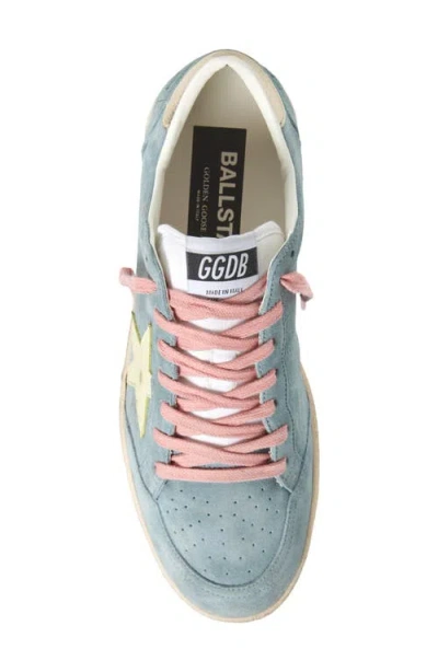 Golden Goose Ballstar Suede Metallic Low-top Sneakers