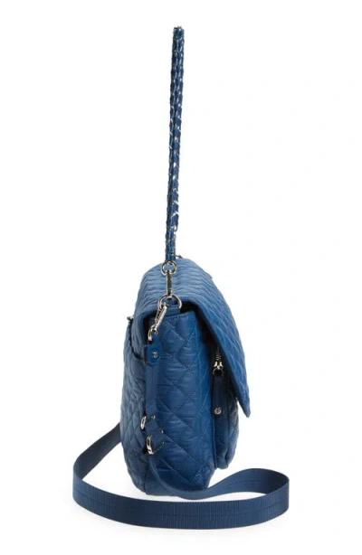 Mz Wallace Large Crosby Lock Quilted Nylon Crossbody Bag