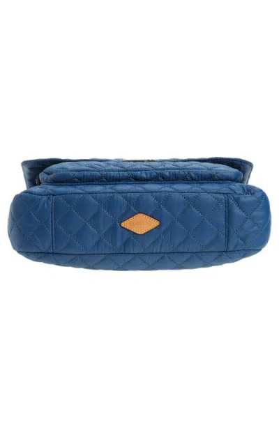 Mz Wallace Large Crosby Lock Quilted Nylon Crossbody Bag